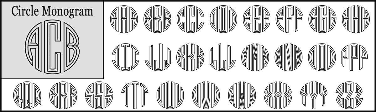 Circle Monogram