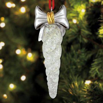 2020 Buccellati Icicle Annual Sterling & Murano Glass Ornament image