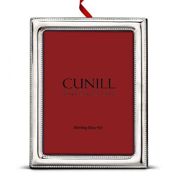 Cunill Beaded Rectangular Sterling Photo Frame & Ornament image