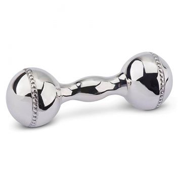 Cunill Beaded Sterling Baby Rattle