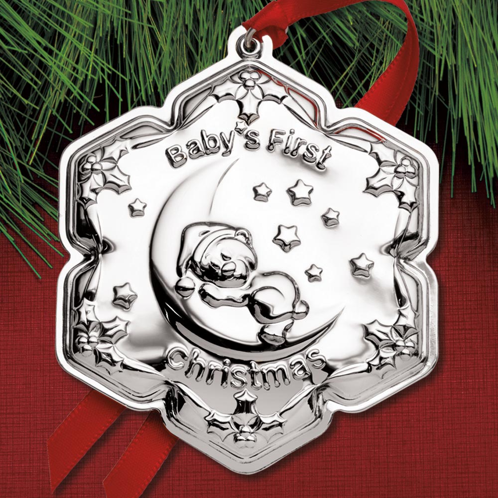 Sterling Collectables: 2021 Empire Silver Baby's First Christmas