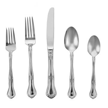 Gorham Valcourt 5 Piece Stainless Steel Place Setting image