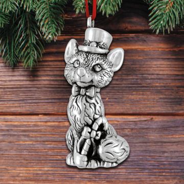 Horsefeathers Sterling Cornelius Fox Sterling Ornament image