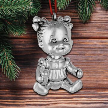 Horsefeathers Sterling Dolly Dimples Sterling Ornament