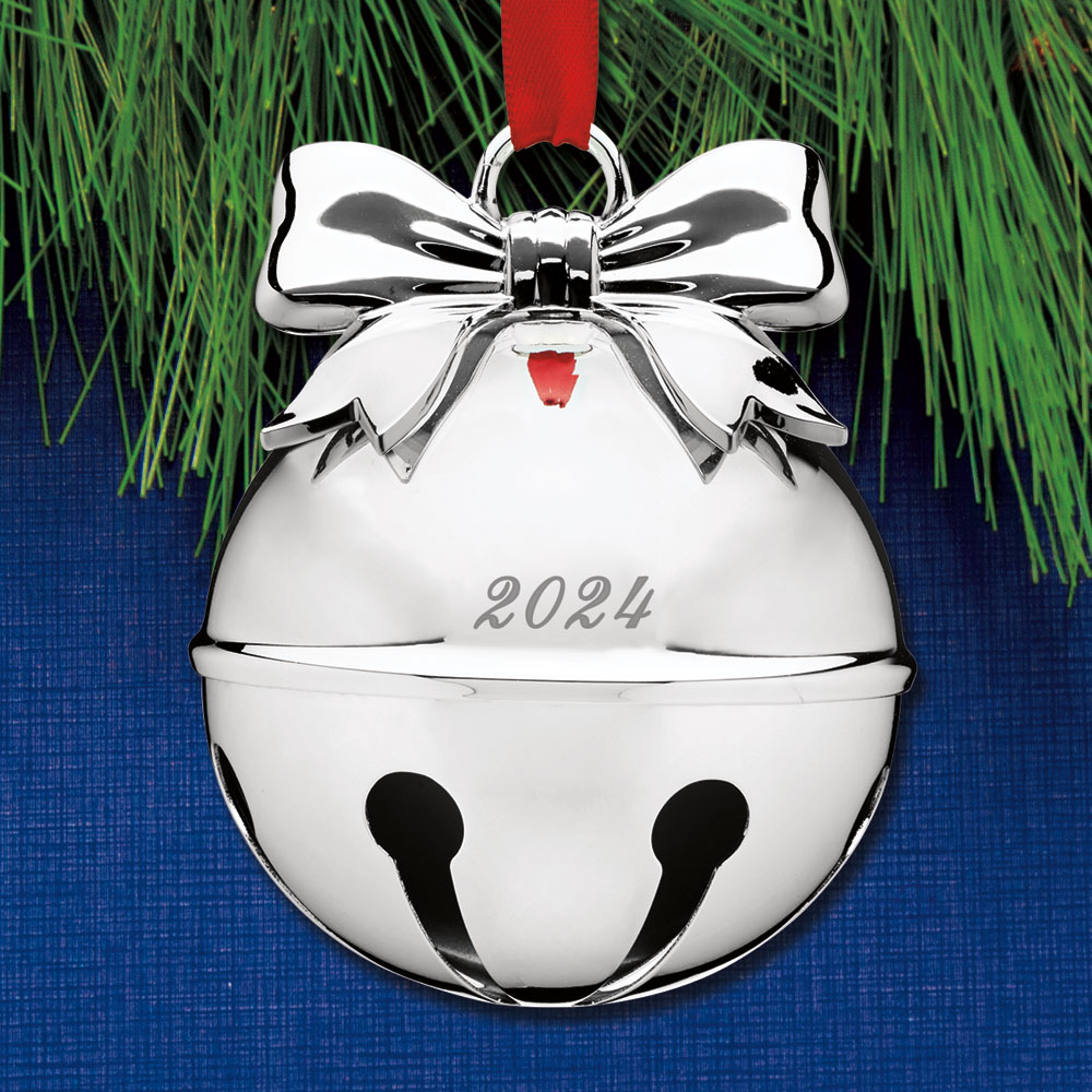 Sterling Collectables: 2024 Lenox Jingle Bell Silverplate Ornament