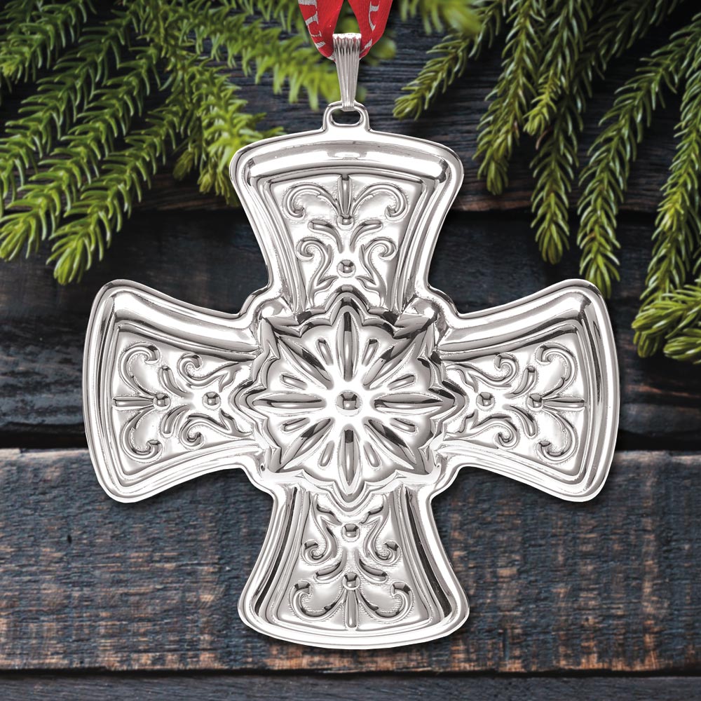 Sterling Collectables 2022 Reed & Barton Christmas Cross 52nd Sterling