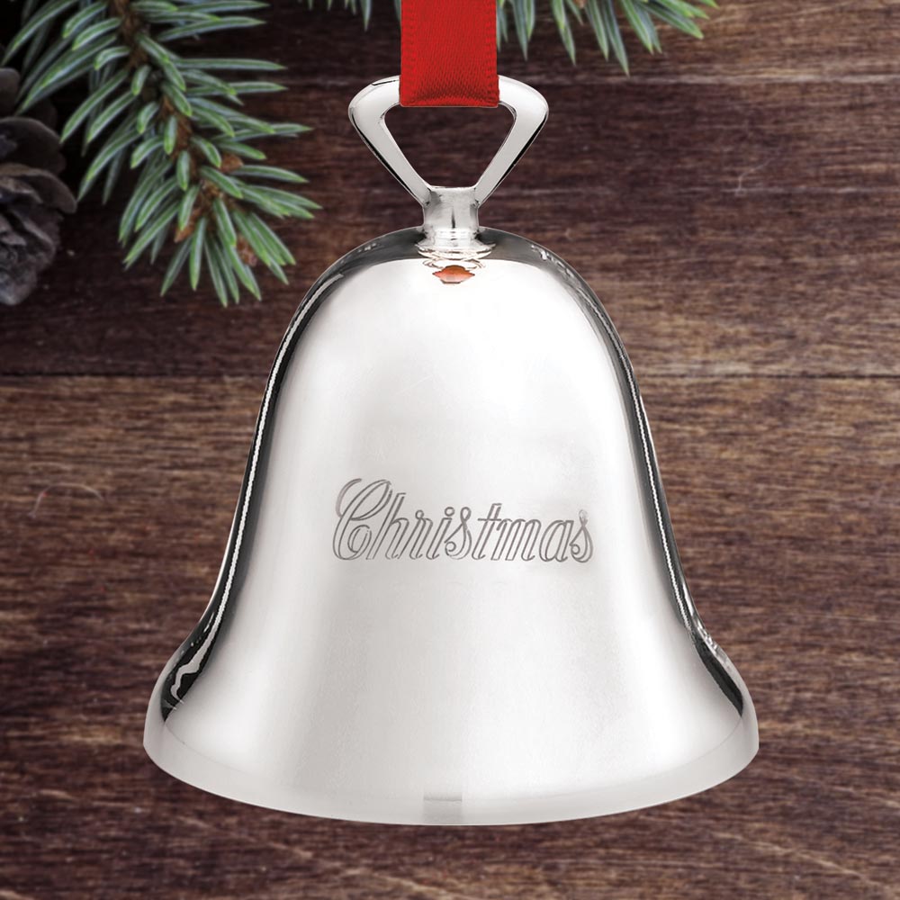 Sterling Collectables Reed & Barton Christmas Silverplate Bell Ornament