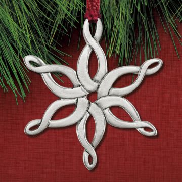Seagull Pewter Celtic Snowflake Ornament image