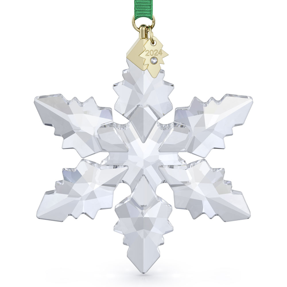 Sterling Collectables 2024 Swarovski Annual Snowflake Crystal Ornament