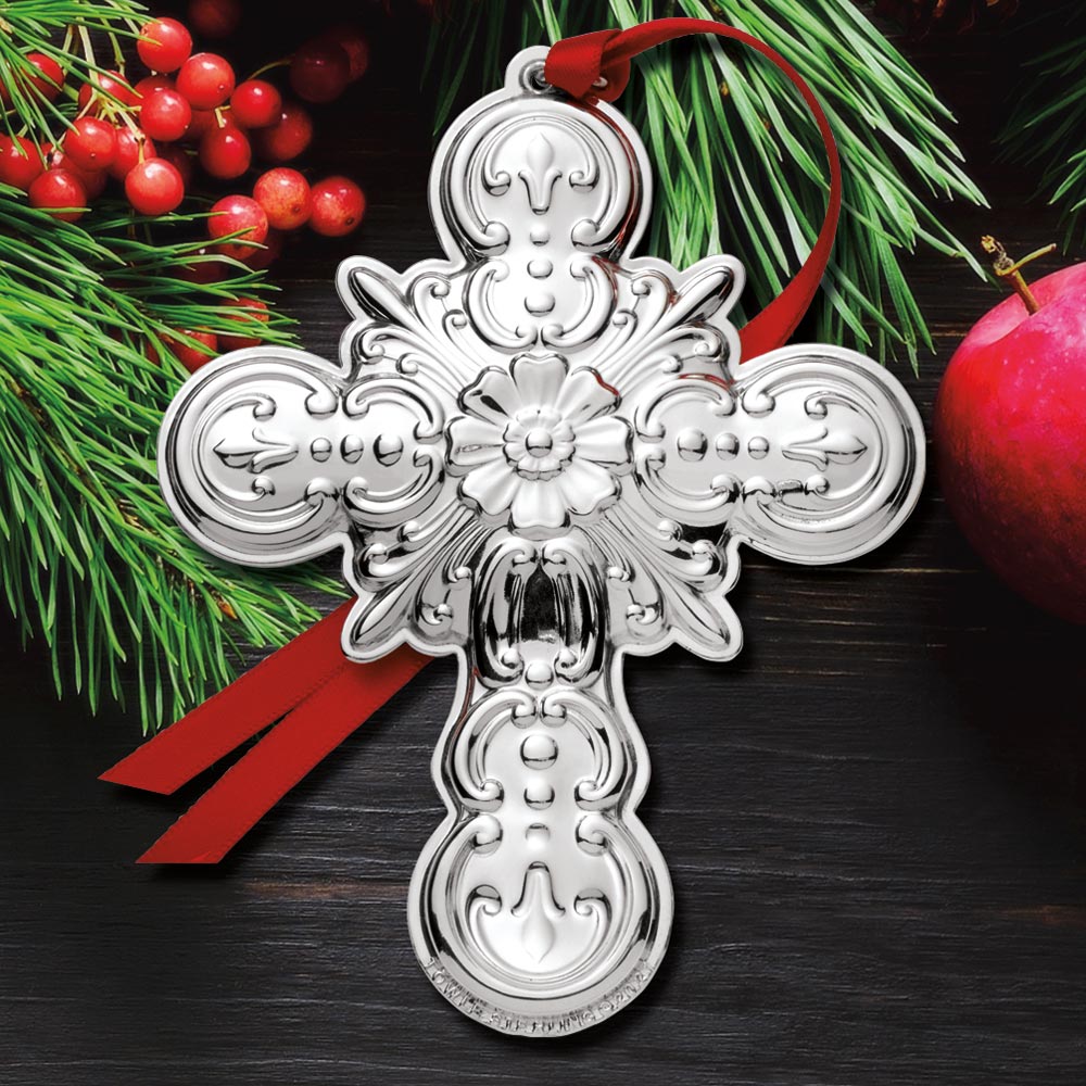 Sterling Collectables: 2021 Towle Cross 29th Edition Sterling Ornament