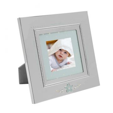 Wallace Baby Blue Square 3" x 3" Photo Frame image