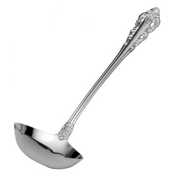 Wallace Antique Baroque Stainless Steel Soup Ladle image
