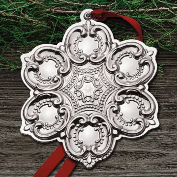 2023 Wallace Snowflake 26th Edition Sterling Ornament