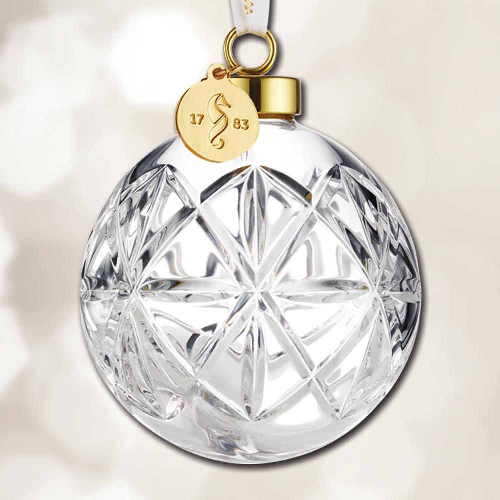 Sterling Collectables: 2023 Waterford Bauble Crystal Ornament