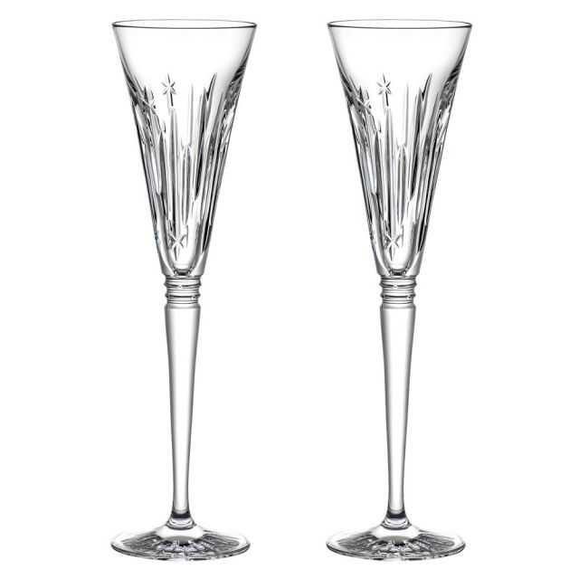 Waterford Crystal Winter Wonders Champagne Flutes, Set of 6