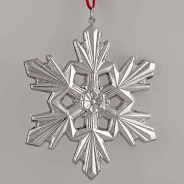 1990 Gorham Snowflake Sterling Ornament image