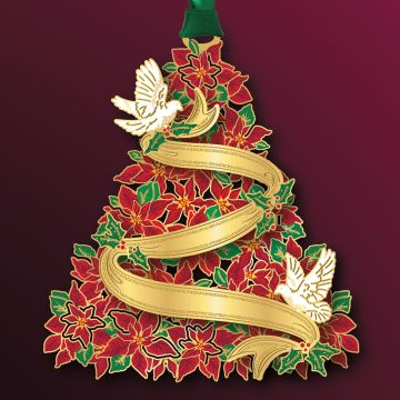 2025 Beacon Design Poinsettia Tree Ornament image