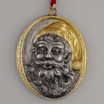 1988 Buccellati Santa Sterling Ornament