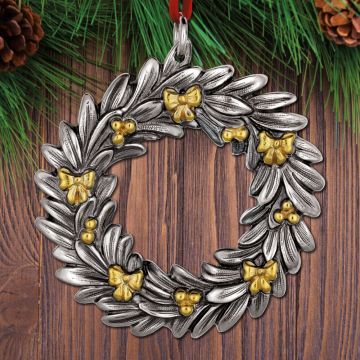 2024 Buccellati Wreath Annual Sterling Ornament image