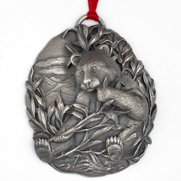 Buccellati Panda Endangered Species Sterling Ornament image