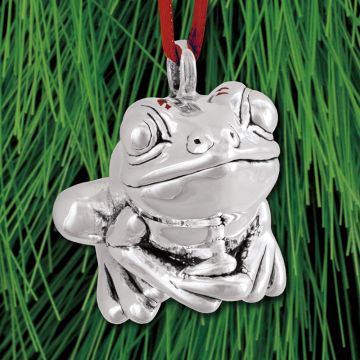 2024 Donna Carter Designs Baby Frog Sterling Ornament image