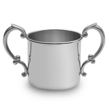 Empire Silver Double Handle Baby Cup Pewter image