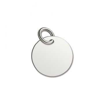 Round Engravable Sterling Tag image