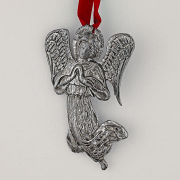 Hand & Hammer USHS Christmas Angel Sterling Ornament image