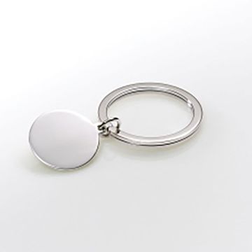 JT Inman Sterling Split Ring with Round Tag image