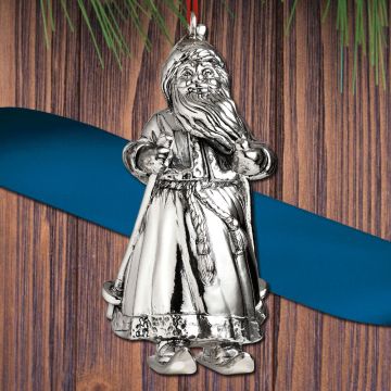 2024 JT Inman Switzerland Santa Sterling Ornament image