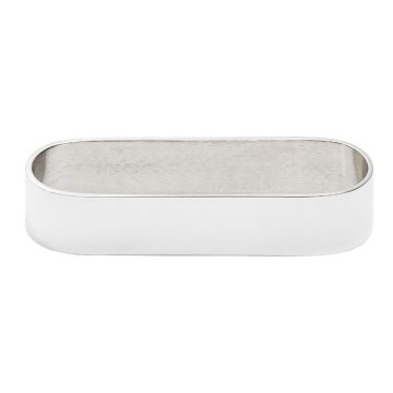 JT Inman Sterling Plain Oval Napkin Ring image