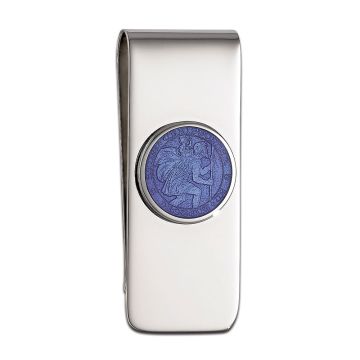 JT Inman St. Christopher Sterling Money Clip image