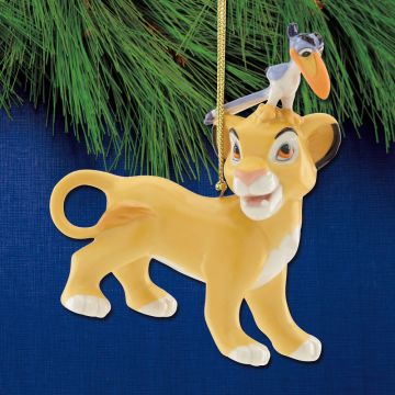 2024 Lenox Simba & Zazu Porcelain Ornament image