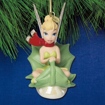 2025 Lenox Tinker Bell Sledding Porcelain Ornament image