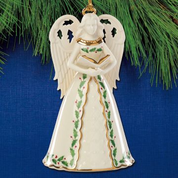 2025 Lenox Holiday Angel Bell Porcelain Ornament image