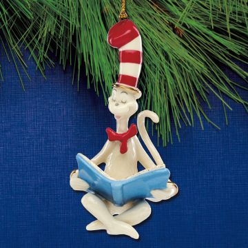 2025 Lenox Cat in The Hat Porcelain Ornament image