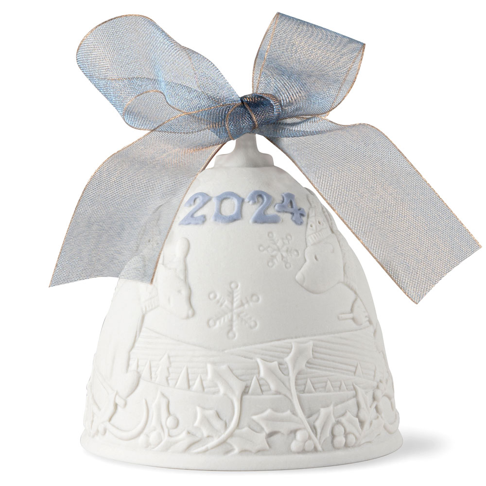 Sterling Collectables 2024 Lladro Annual Bell Porcelain Ornament