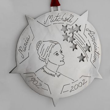 2002 Nantucket Maria Mitchell Sterling Ornament image