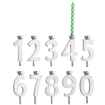 Reed & Barton Let's Celebrate Numeral Candle Holders image