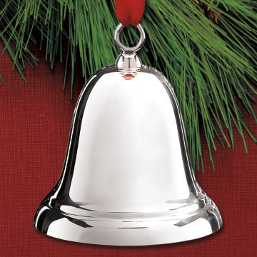 Reed & Barton Plain Sterling Bell Ornament