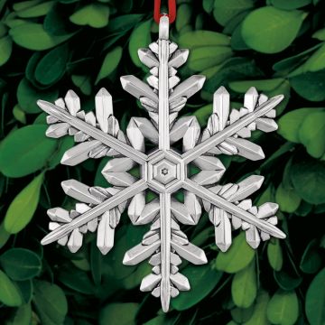 2024 Sterling Collectables Snowflake 12th Edition Sterling Ornament image