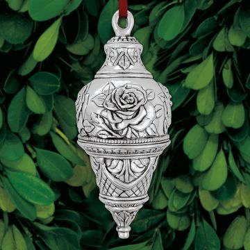 2024 Sterling Collectables Christmas Rose 5th Edition Spire Sterling Ornament image