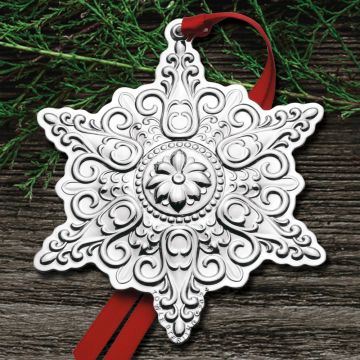 2024 Towle Old Master Snowflake 35th Edition Sterling Ornament image