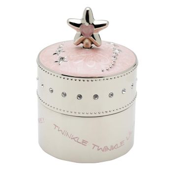 Wallace Baby Pink Star Trinket Musical Box image