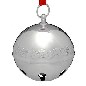 1976 Wallace Sleigh Bell Silverplate Ornament image