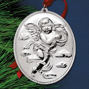 2024 Wallace Angel 24th Edition Sterling Ornament image