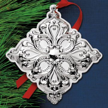 2024 Wallace Snowflake 27th Edition Sterling Ornament image
