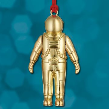 2024 Waterford Golden Spaceman Ornament image