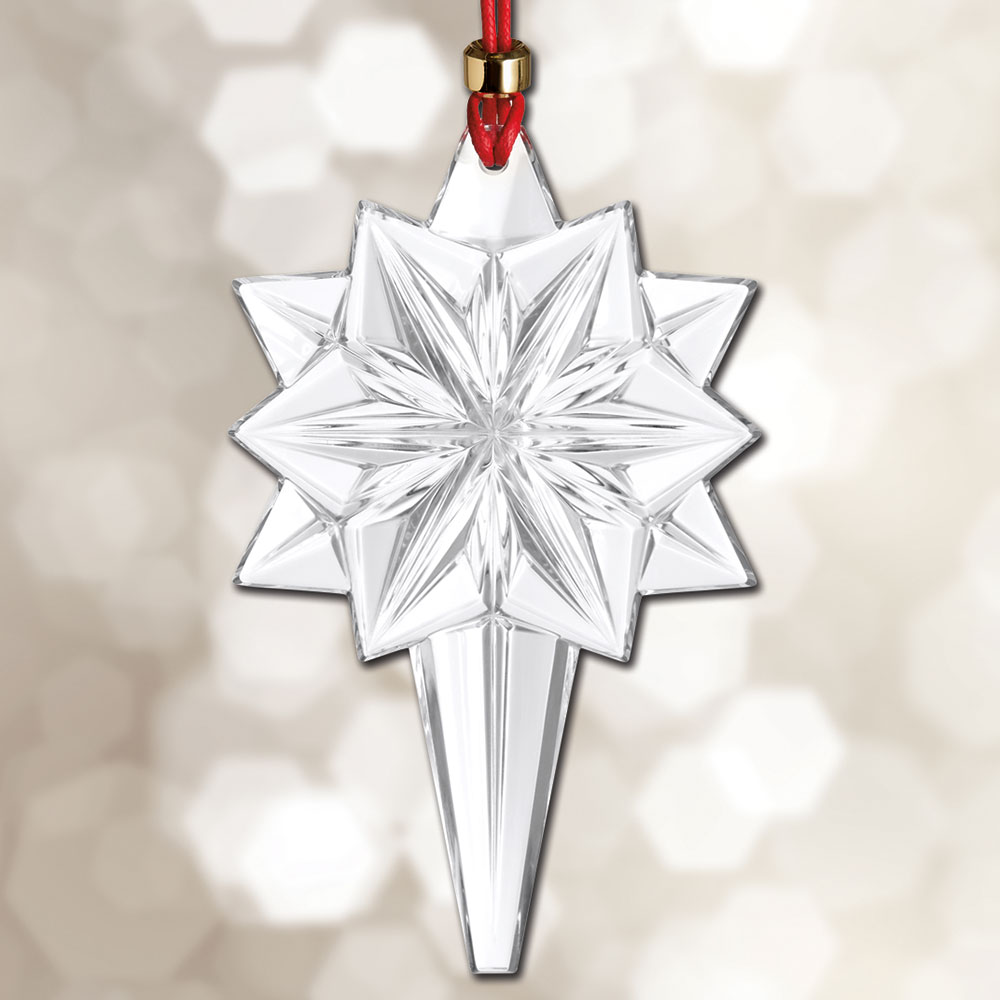 Sterling Collectables 2024 Waterford Snowstar Annual Crystal Ornament