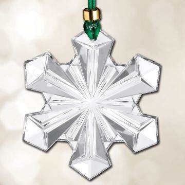 2024 Waterford Snowcrystal Annual Crystal Ornament image